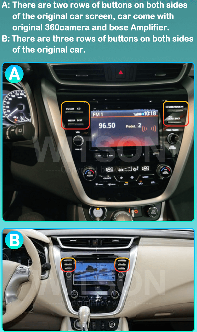 Мултимедия с Android 15 за Nissan Murano Z52 2014-2020 WHV2036 image 5