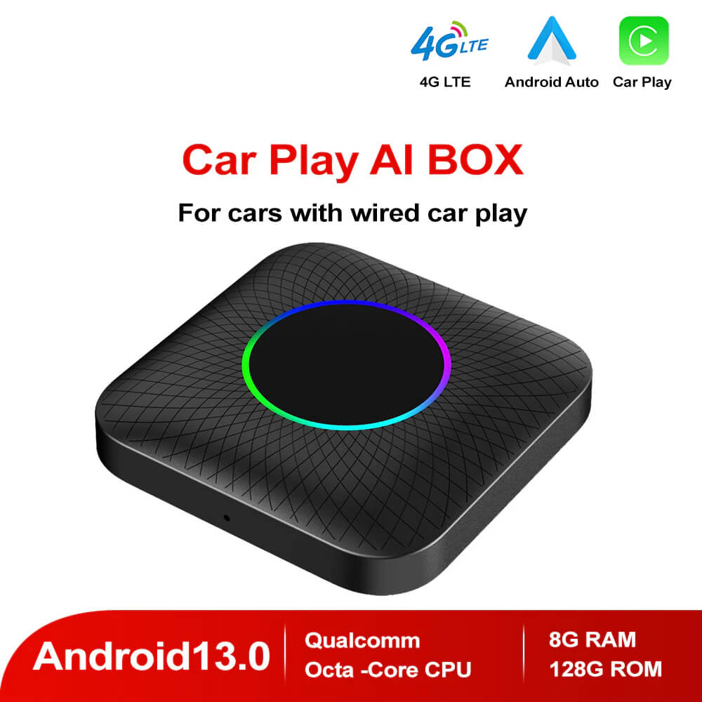 Android USB AI Box за автомобили с жичен CarPlay