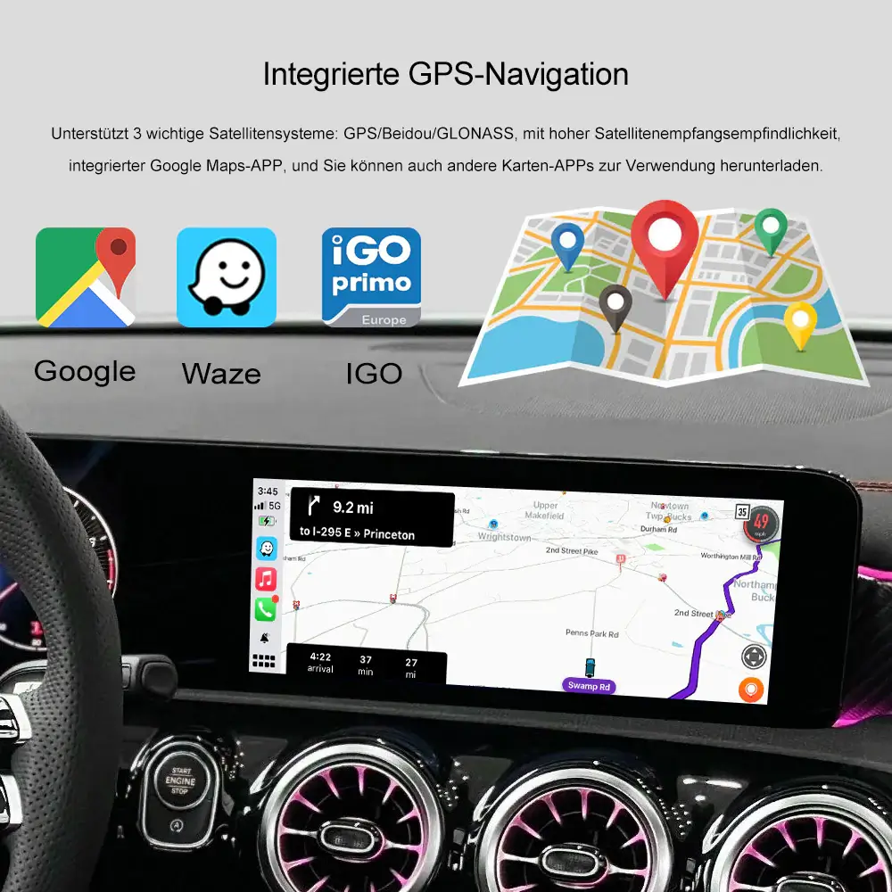 Android 13 навигационен модул за Mercedes 2019-2023 с NTG6 MBUX система image 8