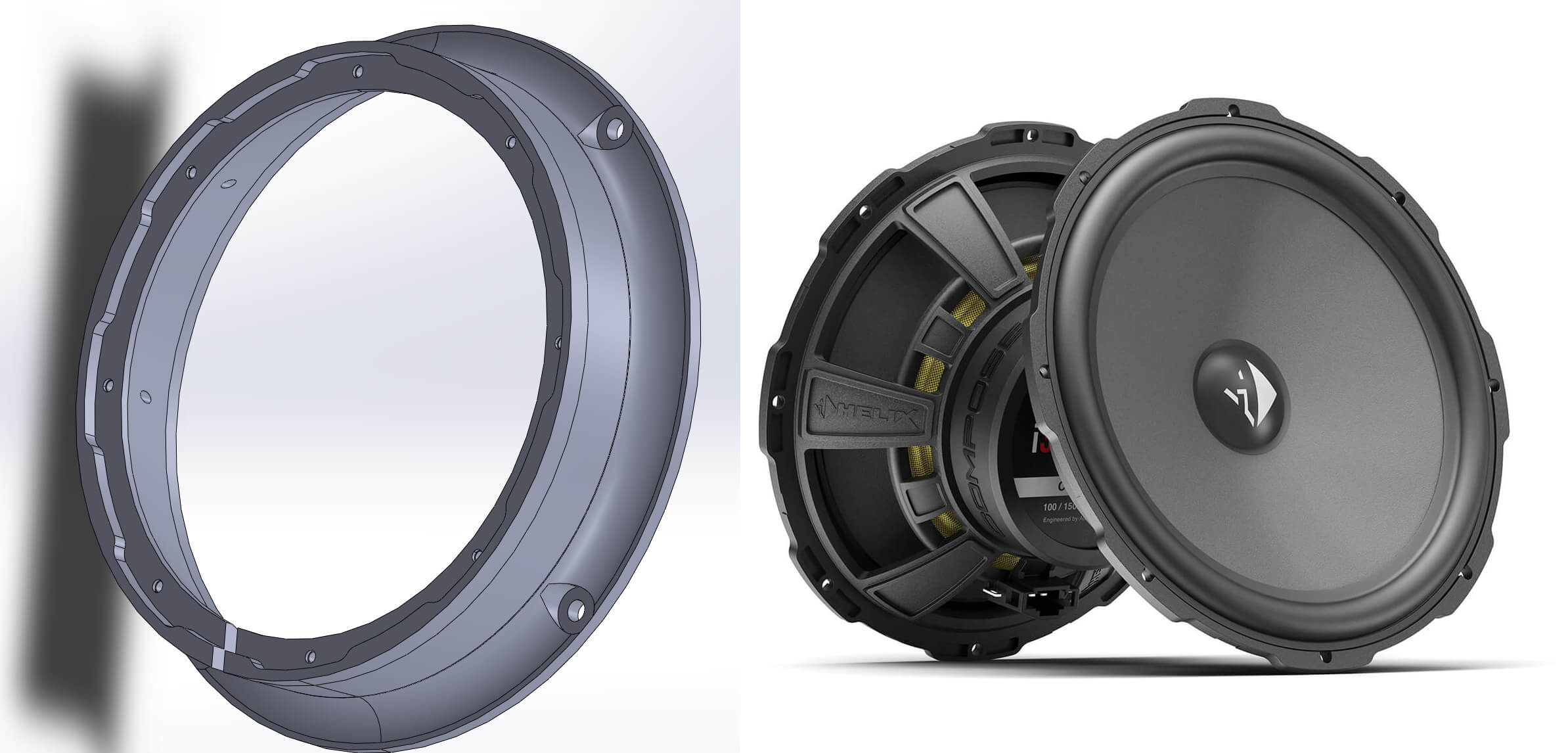 Авто говорители Helix Ci3 W200-S3 за Audi A4 B8, Audi A5 B8