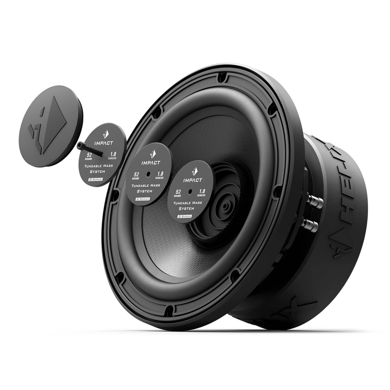 Субуфер Helix IQ W8-DVC2, 750W RMS, 2x2 Ohm, 20cm