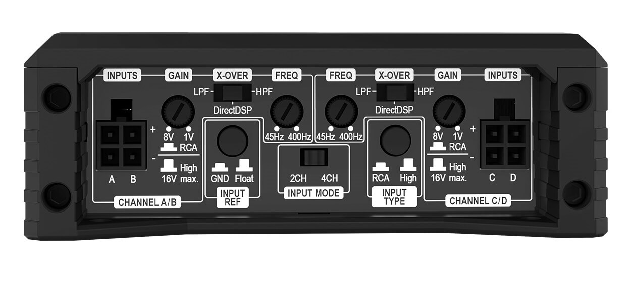 Усилвател Helix Amplify 204 X-OVER, 4x100W RMS, клас D image 2