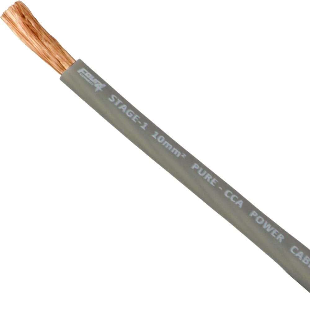 Захранващ кабел 10мм2 сив 4Connect PC10SB Stage1 image 3