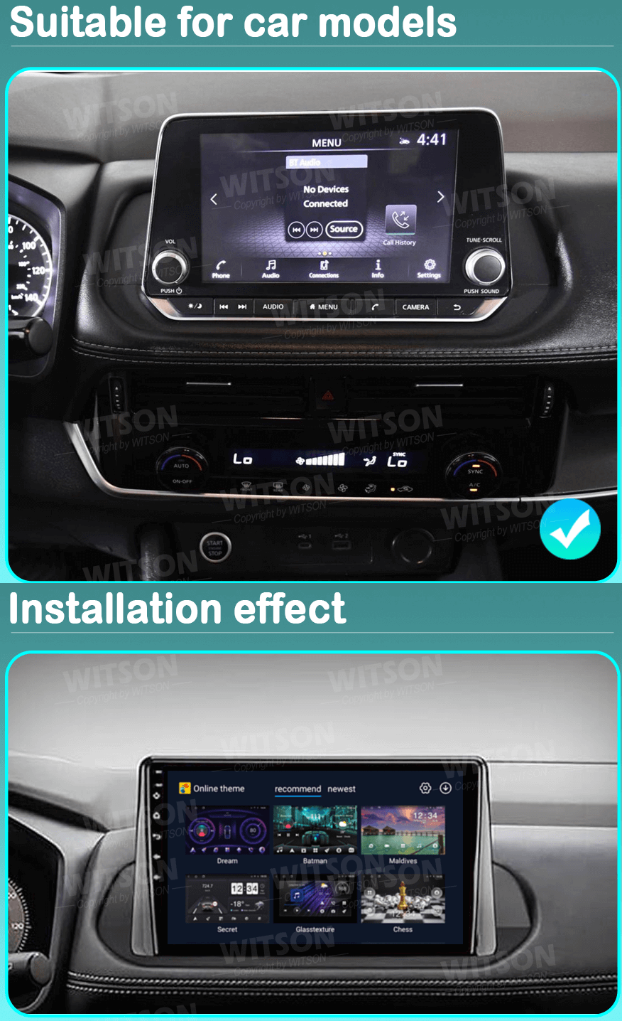 Мултимедия с Android 15 за Nissan X-Trail, Rogue, Qashqai 2019-2022 DHG2927 image 4