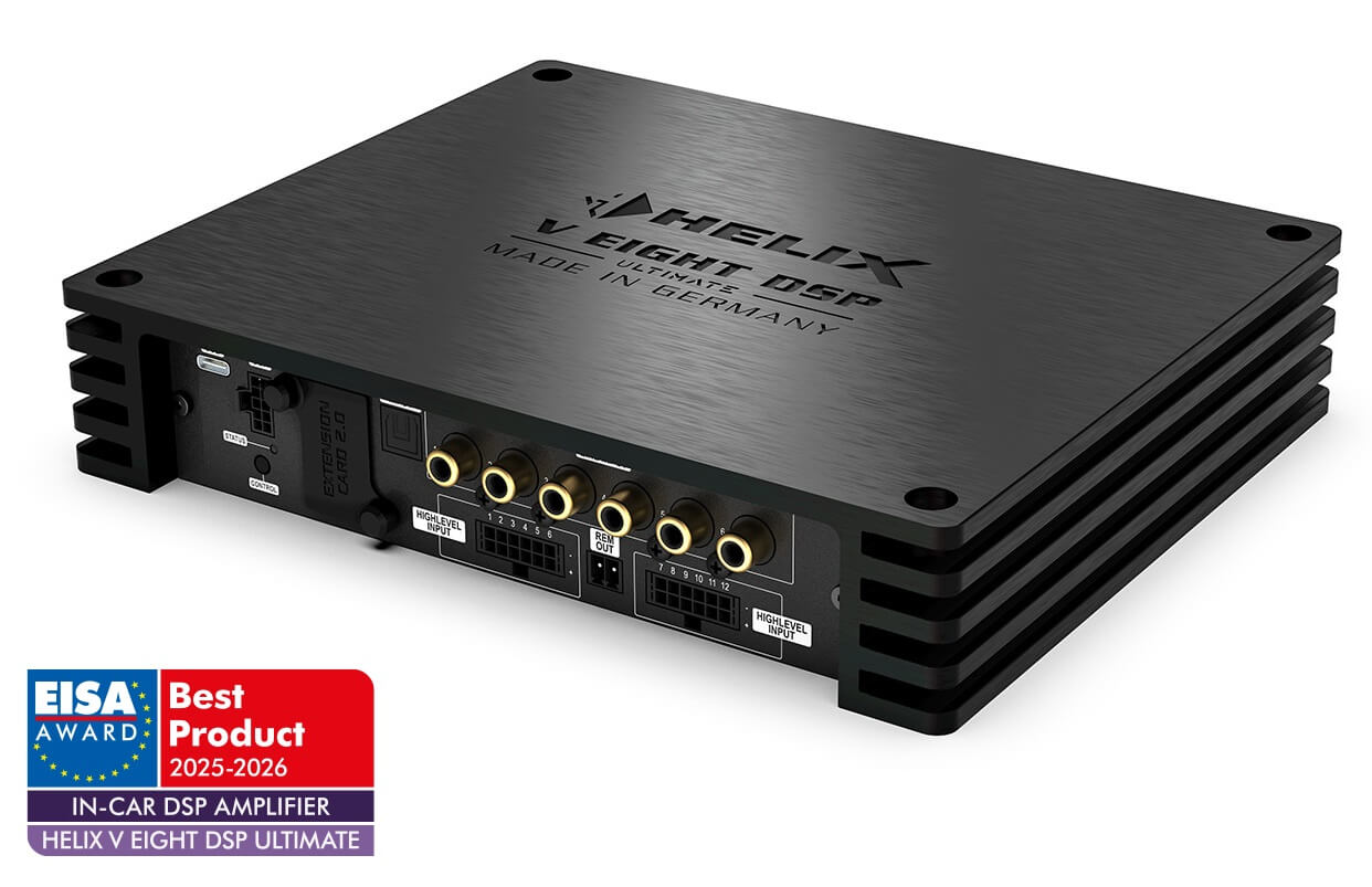 8-канален усилвател Helix Next V Eight DSP Ultimate, 8x110W RMS