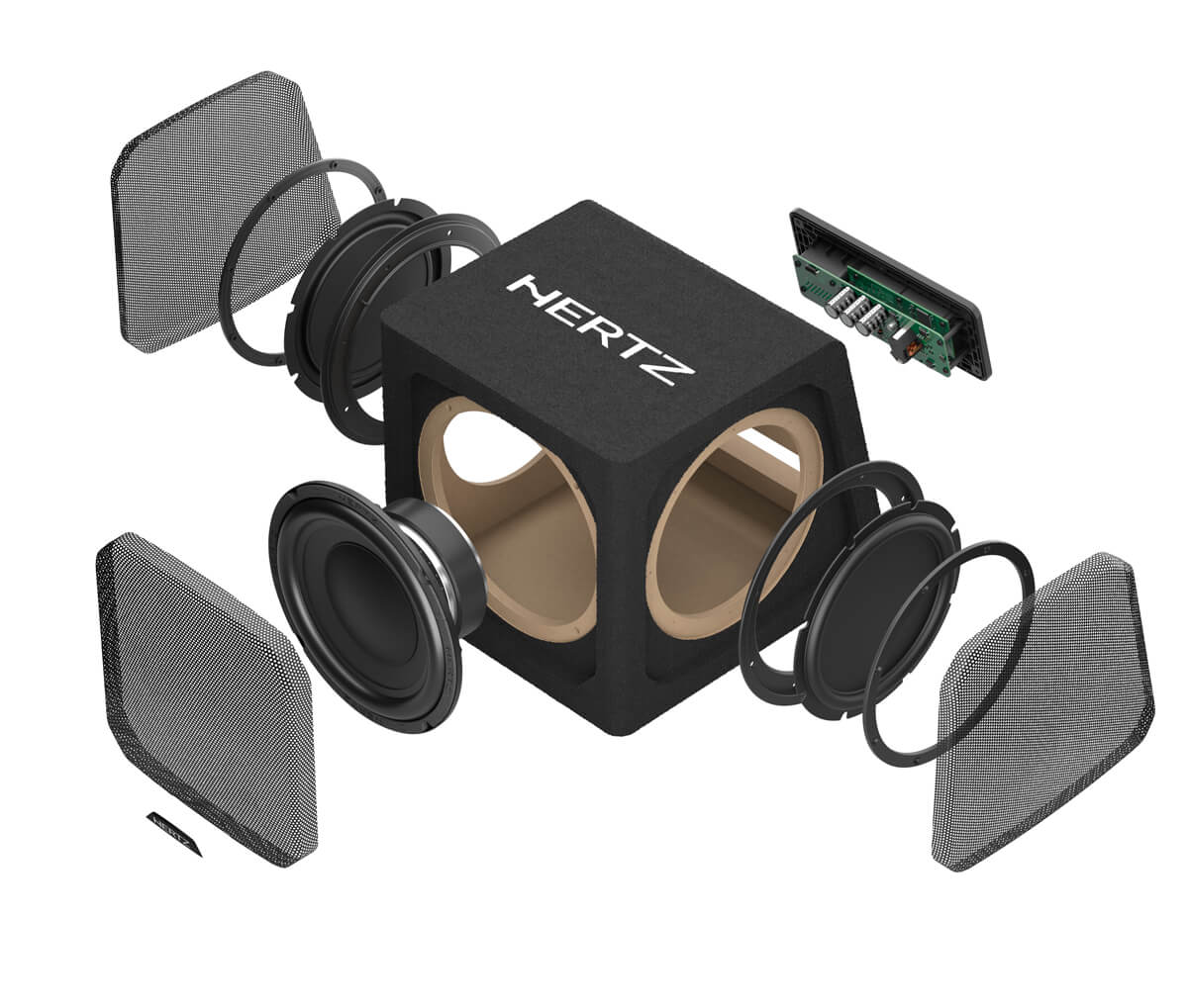 Активен субуфер Hertz DBA 201, 8", 200 мм, 220W RMS image 3