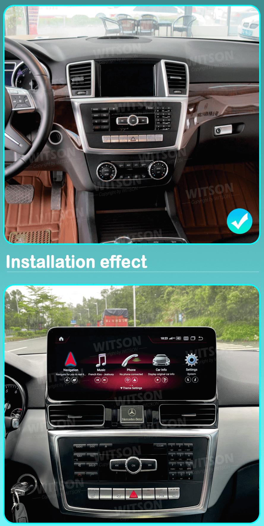 Мултимедия с Android 13 за Mercedes ML W166, GL X166 Z7115 image 6