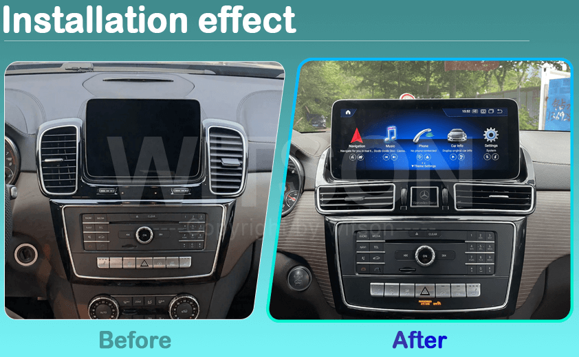 Мултимедия с Android 13 за Mercedes GLE W166, GLS X166 Z7129 image 6