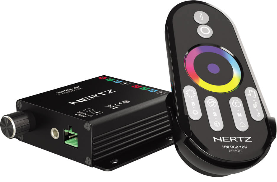 RGB контролер с дистанционно управление Hertz HM RGB 1 BK