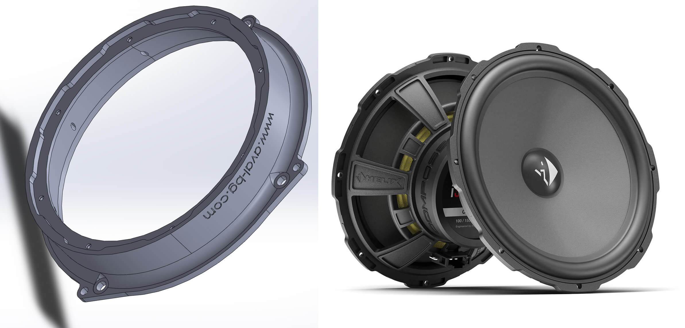 Авто говорители Helix Ci3 W200-S3 за Audi A6 C7, A7 C7