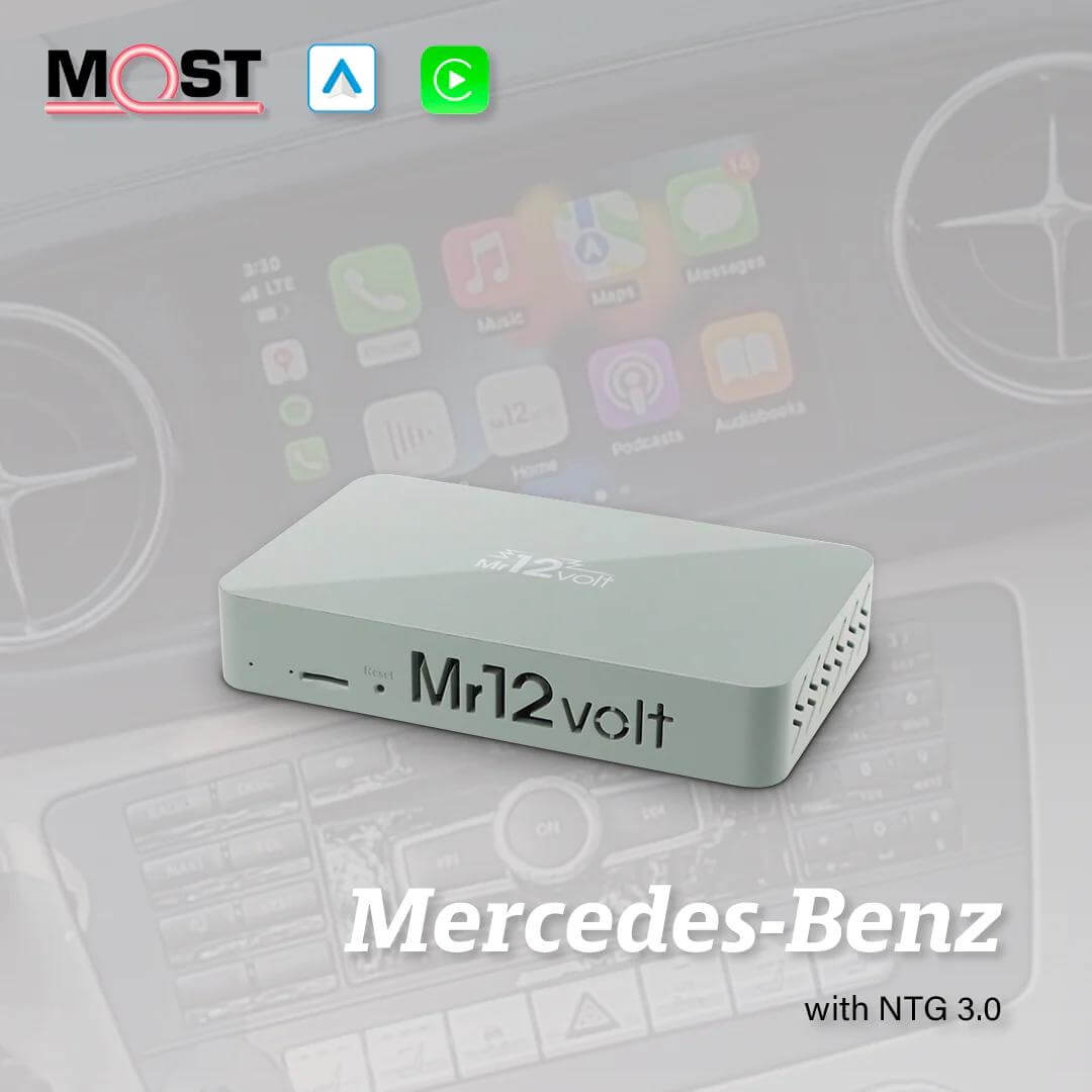 CarPlay интерфейс Mr12Volt за Mercedes-Benz S Class W221, CL W216/C216 NTG 3.0