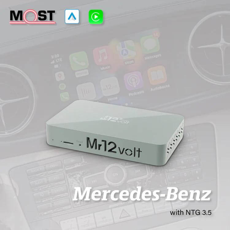CarPlay интерфейс Mr12Volt за Mercedes-Benz S Class W221, CL W216/C216 NTG 3.5