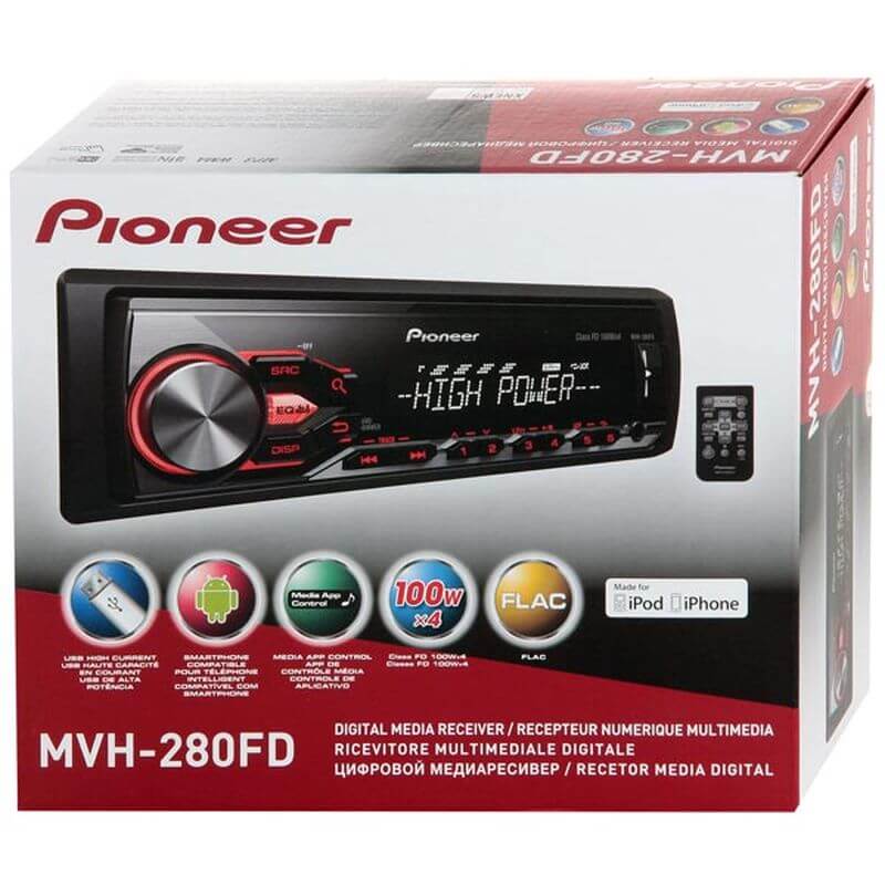 Авто плейър Pioneer MVH-280FD Hi-Power image 4