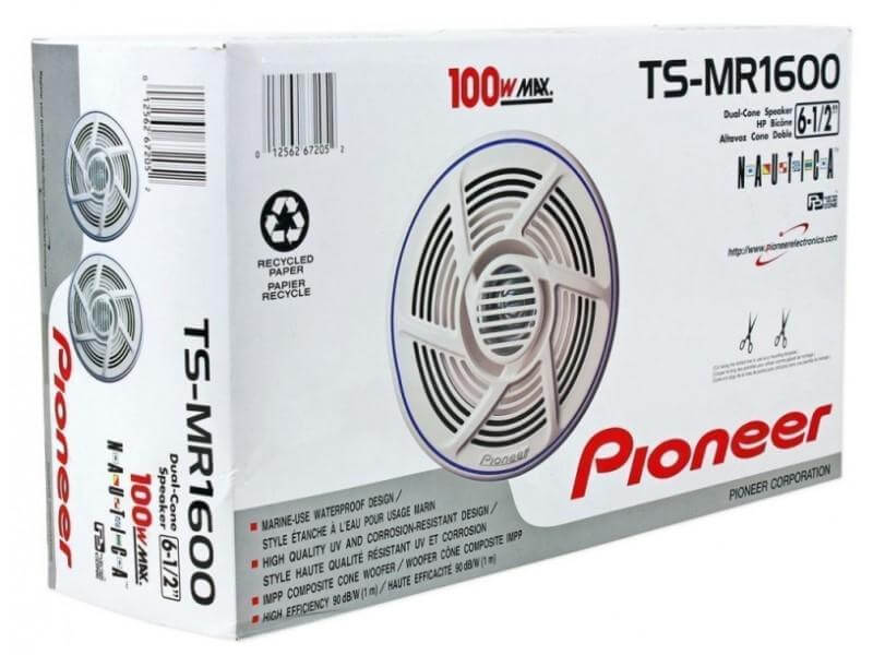 Морски говорители Pioneer TS-MR1600, 16.5 см, 25W RMS, за лодка, яхта, баня image 2