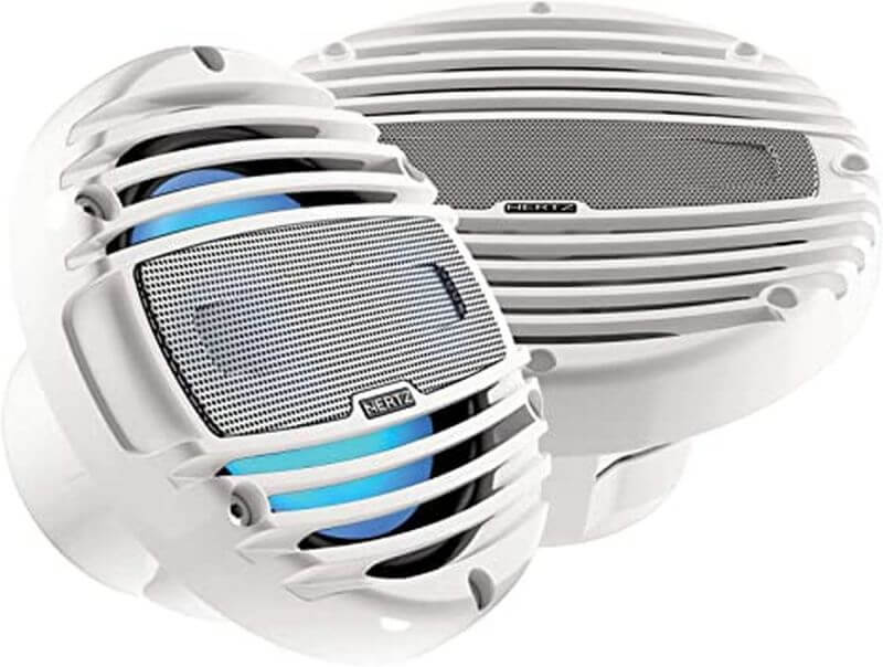 Морски говорители Hertz Marine HMX 6.5 LD TW/TC, бял или черен цвят, 16,5 см, 75W RMS