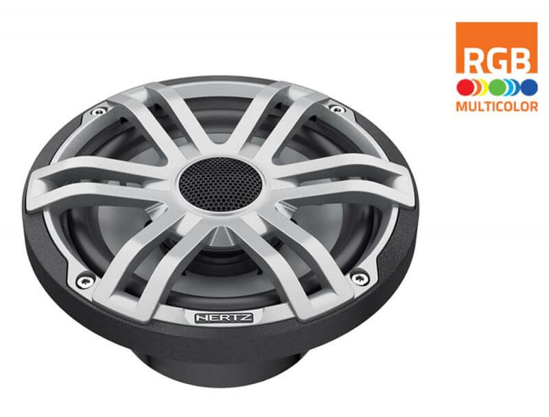 Морски говорители Hertz Marine HEX 6.5 S-LD-G, черни, LED, 16.5 см, 50W RMS image 3