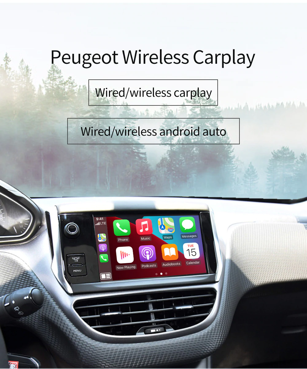 CarPlay интерфейс за Peugeot 508 , Citroen DS5/6 2013-2017 SMEG image 2