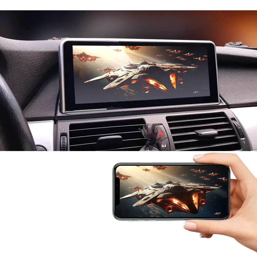 10.25" дисплей Android 12 за BMW X5 E70, X6 E71 CIC 2007-2014 image 16