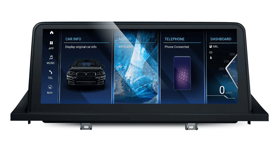 10.25" дисплей Android 12 за BMW X5 E70, X6 E71 CCC 2007-2014